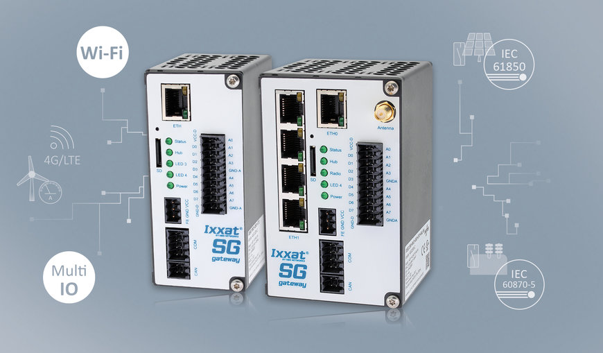Ixxat Smart Grid Ağ Geçitleri IO ve Wi-Fi sensörlerinin enerji ağlarına bağlanabilmesine olanak tanıyor